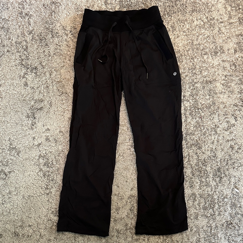 lululemon athletica black dance studio pants
